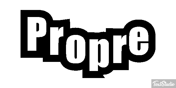 Propre Text effect