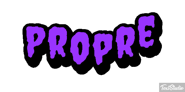Propre Text effect