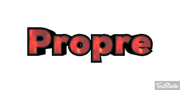 Propre Text effect
