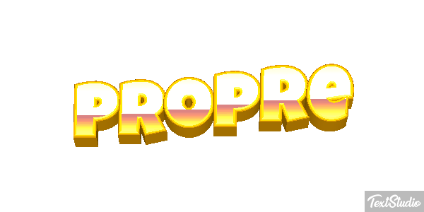 Propre Text effect