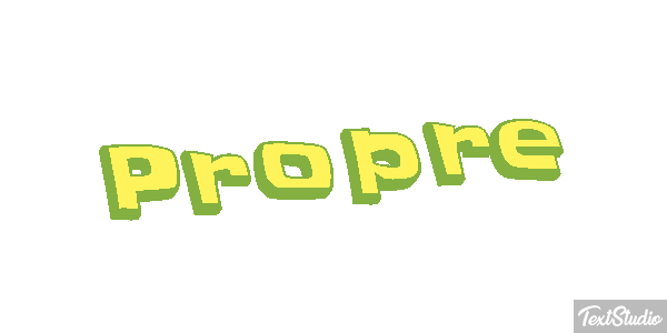 Propre Text effect