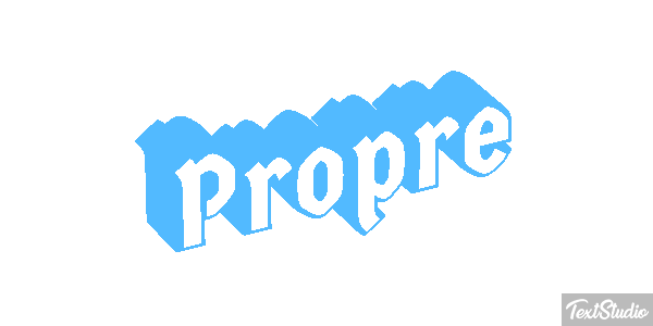 Propre Text effect