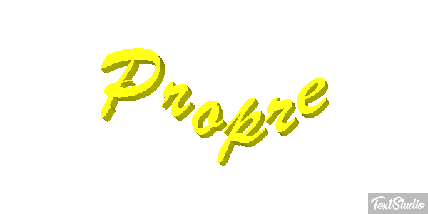 Propre Text effect