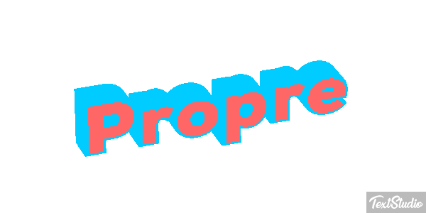 Propre Text effect