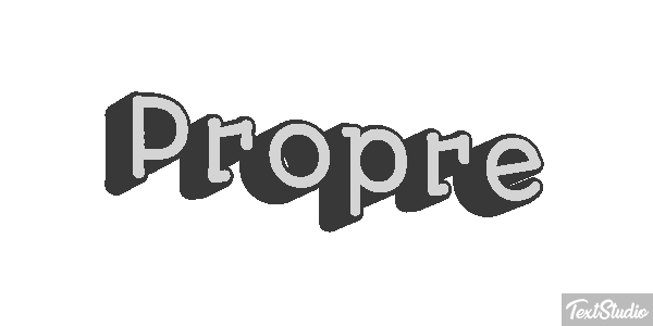Propre Text effect