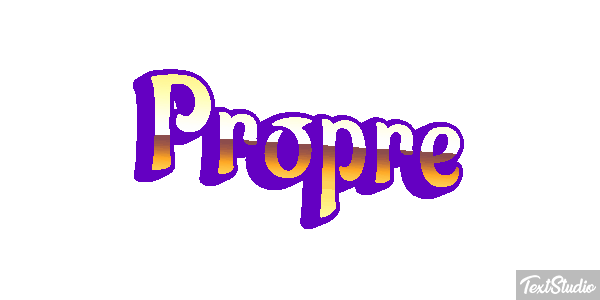 Propre Text effect