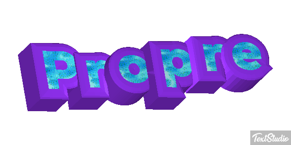 Propre Text effect