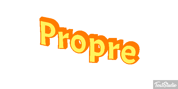 Propre Text effect