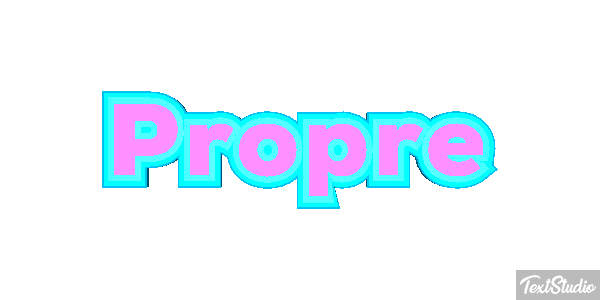 Propre Text effect