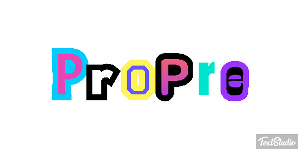 Propre Text effect