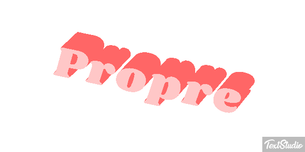 Propre Text effect