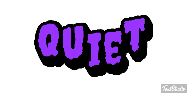 Quiet Effetto testo