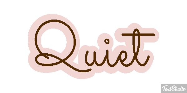 Quiet Effetto testo