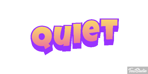Quiet Effetto testo