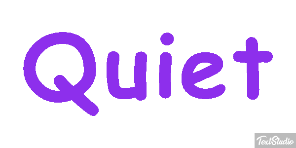 Quiet Effetto testo