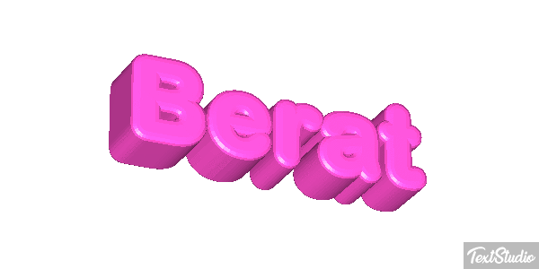 Berat Text effect