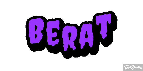 Berat Text effect