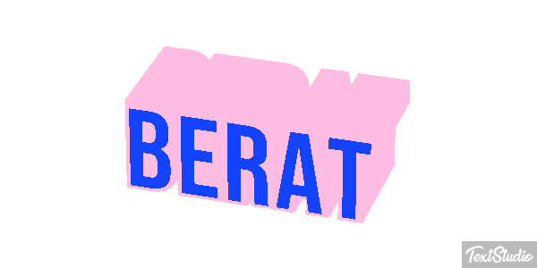 Berat Text effect