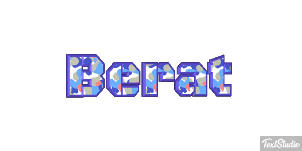 Berat Text effect