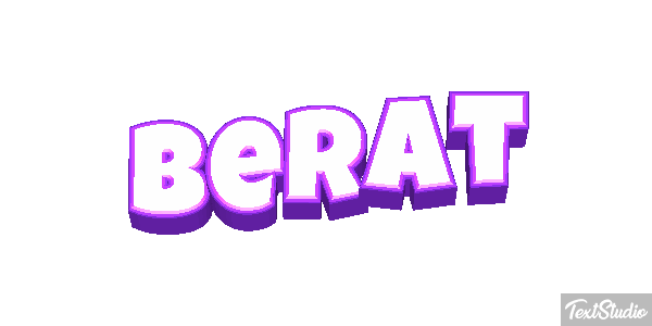 Berat Text effect
