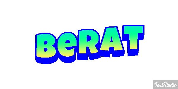 Berat Text effect