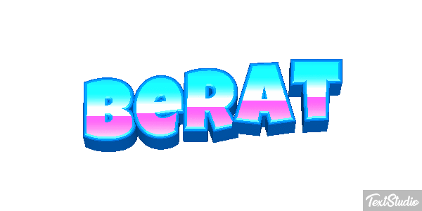 Berat Text effect
