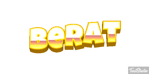 Berat Text effect