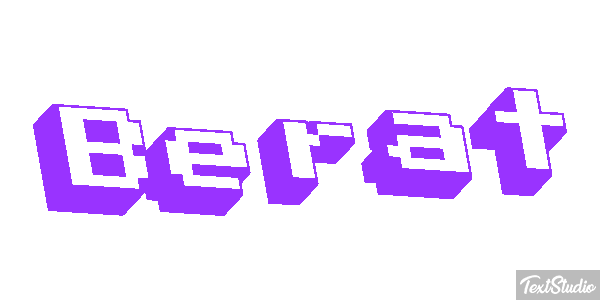 Berat Text effect