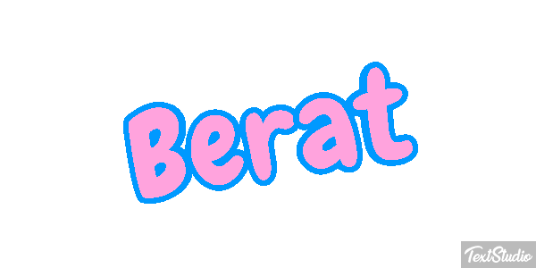Berat Text effect