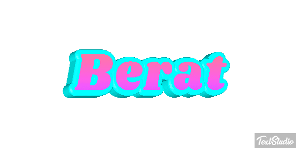 Berat Text effect