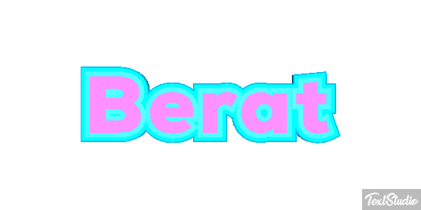 Berat Text effect