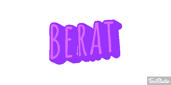 Berat Text effect