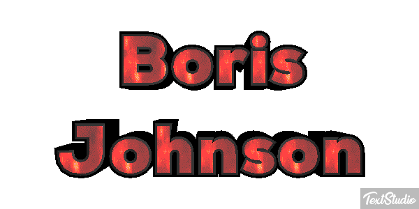 Boris Johnson Text effect