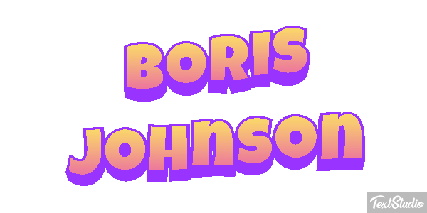 Boris Johnson Text effect