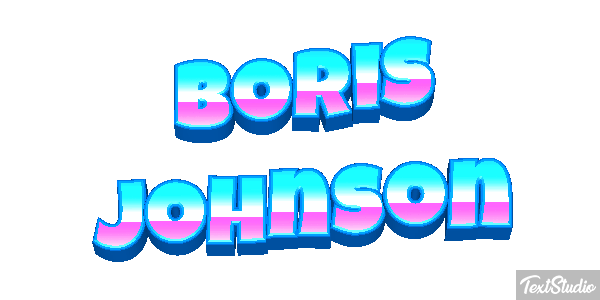 Boris Johnson Text effect
