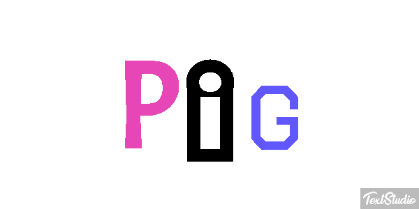 Pig Text effect