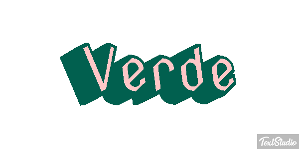 Verde Efeito do texto