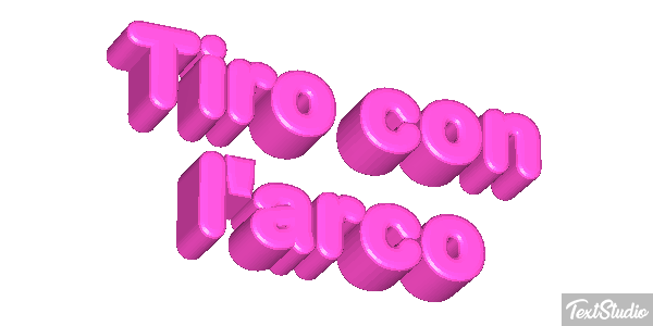 Tiro con l'arco Effetto testo