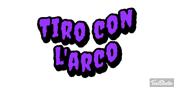Tiro con l'arco Effetto testo