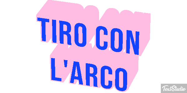 Tiro con l'arco Effetto testo