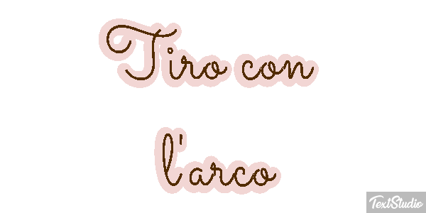 Tiro con l'arco Effetto testo