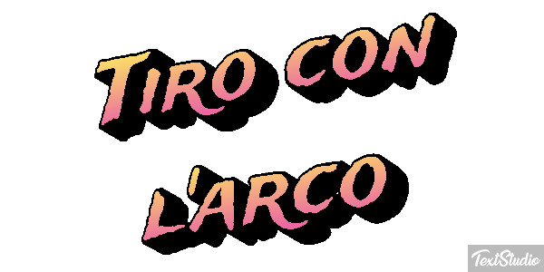 Tiro con l'arco Effetto testo