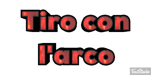 Tiro con l'arco Effetto testo