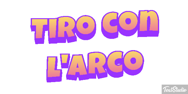 Tiro con l'arco Effetto testo