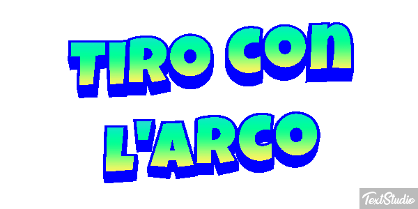 Tiro con l'arco Effetto testo