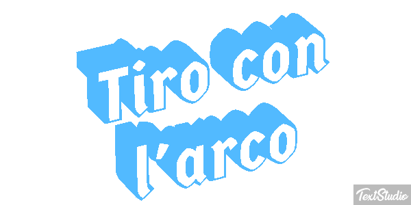Tiro con l'arco Effetto testo