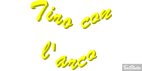 Tiro con l'arco Effetto testo
