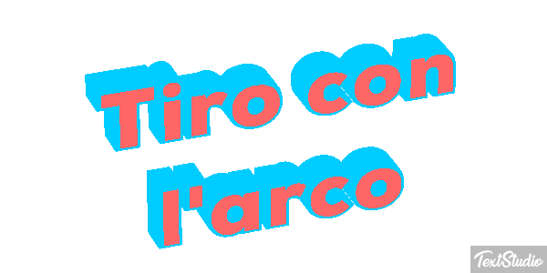 Tiro con l'arco Effetto testo