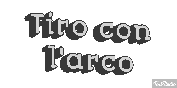 Tiro con l'arco Effetto testo