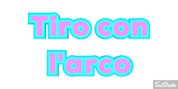 Tiro con l'arco Effetto testo